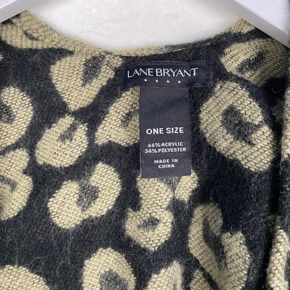 Lane Bryant Women's ONE SIZE Animal Print Leopard‎ Cardigan Kimono (Fits 1-3XL) - Picture 2 of 5